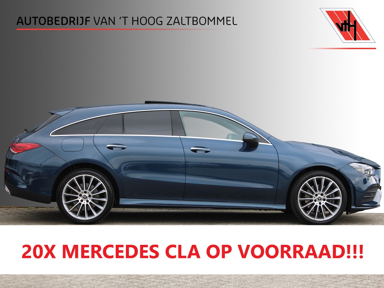 Mercedes-Benz CLA-klasse Shooting Brake - 250e AUT8 AMG Line PANORAMADAK SFEER CARPLAY KEY-LESS Go 19'' - AutoWereld.nl