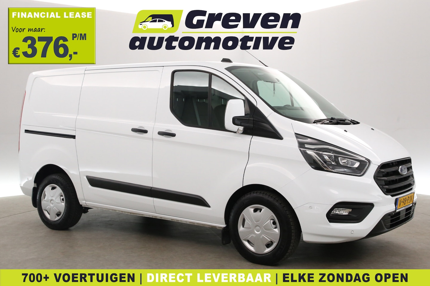 Ford Transit Custom - EcoBoost L1H1 PHEV | Airco | Camera | Cruise | 3 Zits | Xenon | Parkeersens. - AutoWereld.nl