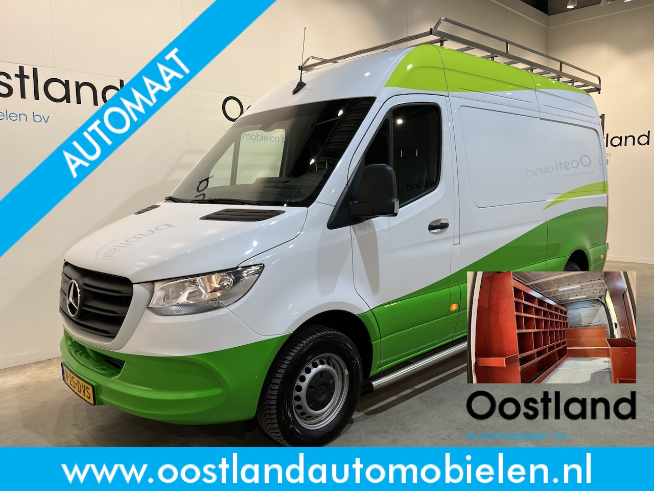 Mercedes-Benz Sprinter - 315 CDI L2H2 RWD Automaat / Servicebus / Kastinrichting / Euro 6 / Airco / CarPlay / Cruis - AutoWereld.nl