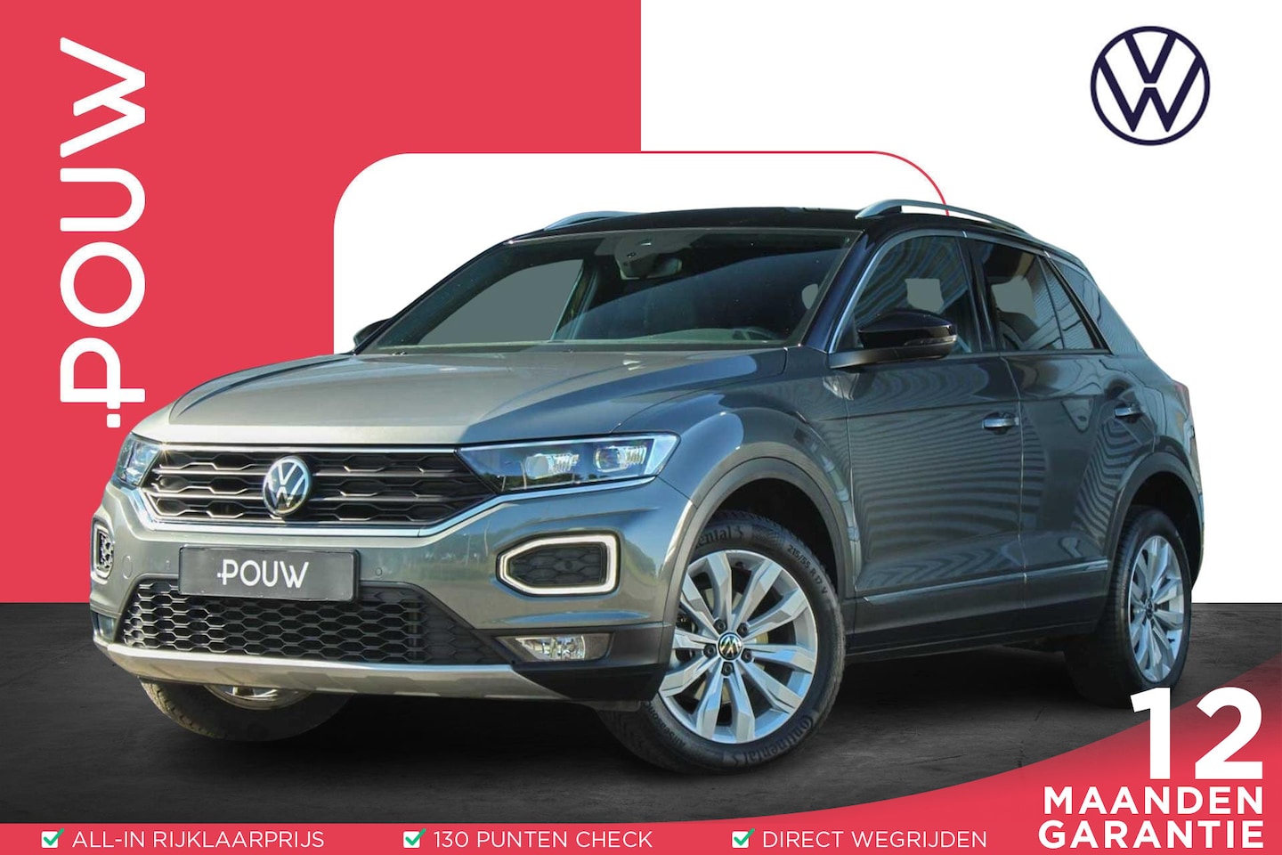Volkswagen T-Roc - 1.5 TSI 150pk DSG Sport | Apple CarPlay/Android Auto | Trekhaak | Stoelverwarming - AutoWereld.nl