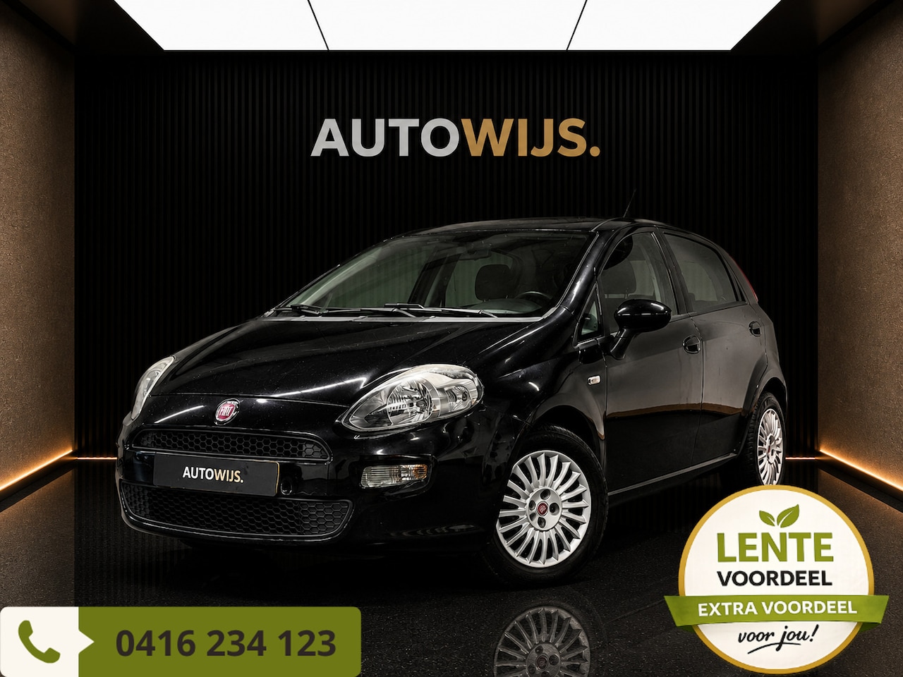 Fiat Punto Evo - 0.9 TwinAir Lounge|NL AUTO|Airco|APK 5-2026|(Zie foto's) - AutoWereld.nl