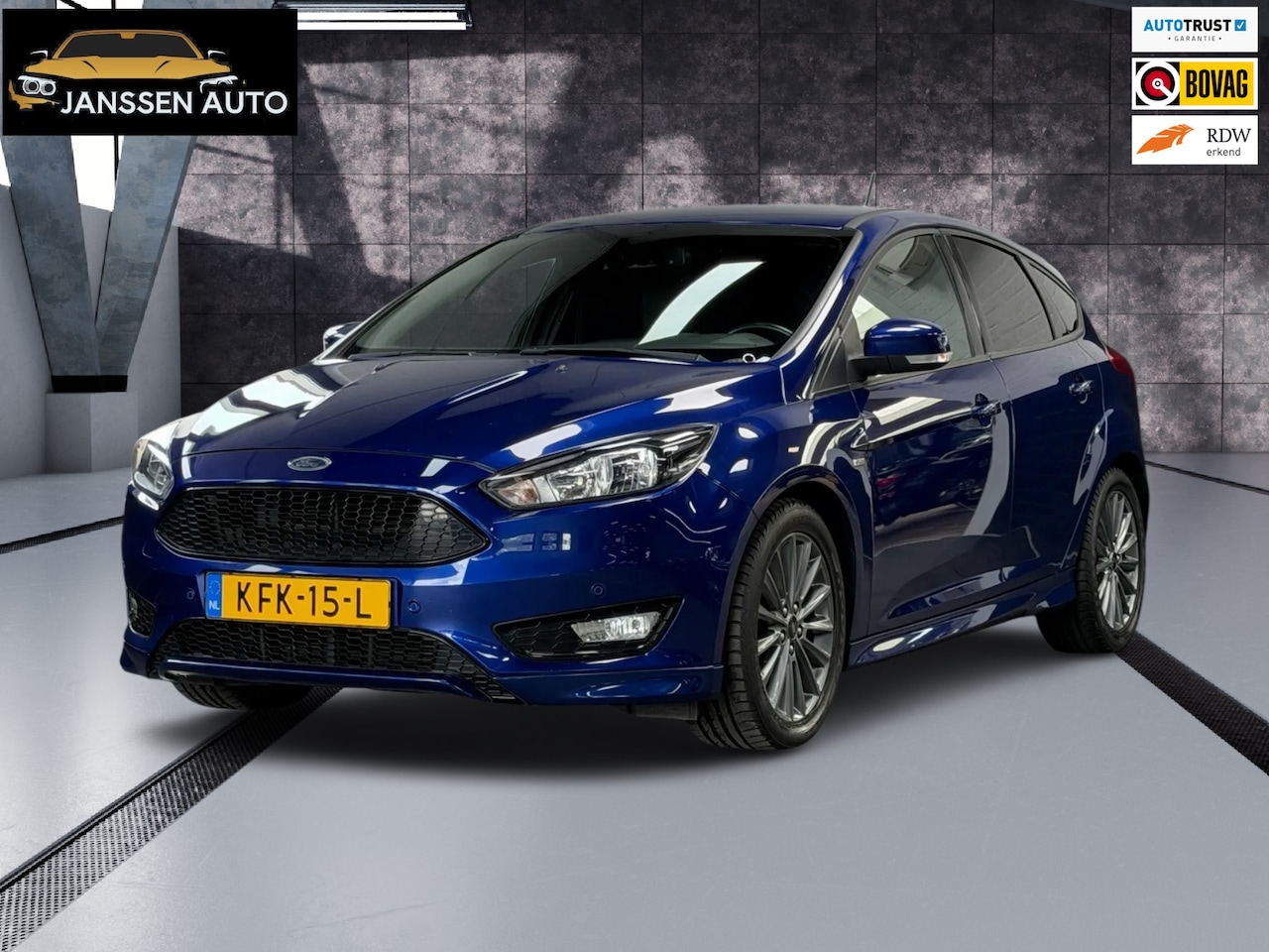 Ford Focus - 1.0 ST-Line | Camera | 125PK | 6-Bak | Riem Vervangen | Camera | Verwarmd Stuurwiel - AutoWereld.nl