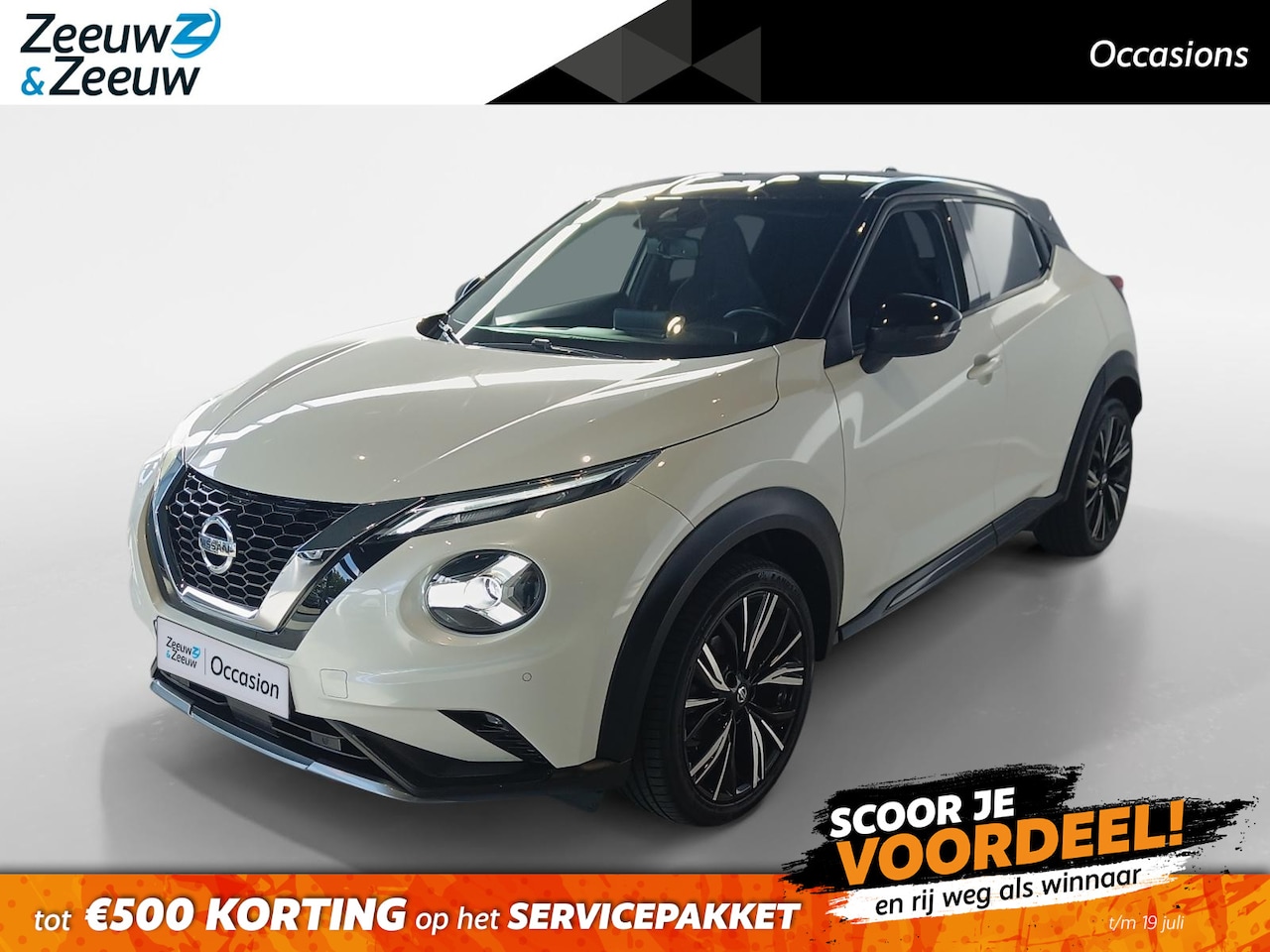 Nissan Juke - 1.0 DIG-T N-Design *Navigatie+Camera*Climate*Parc Assist*Cruise controle*Dealer Onderhoude - AutoWereld.nl