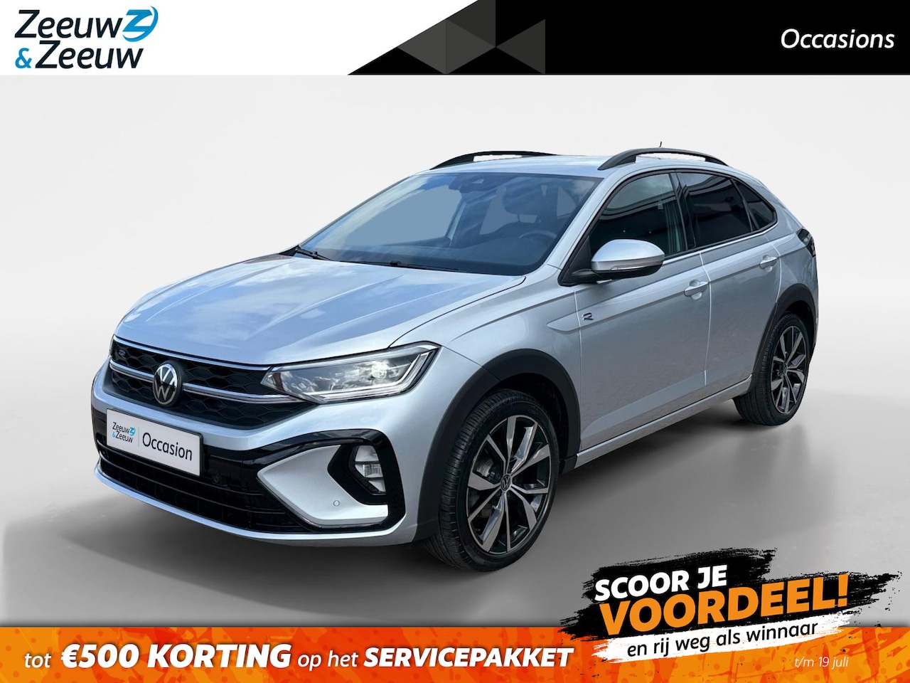Volkswagen Taigo - 1.0 TSI R-Line *Automaat*Navi via Carplay*Camera*Parkeersensoren*Climate Control*LM.Velgen - AutoWereld.nl