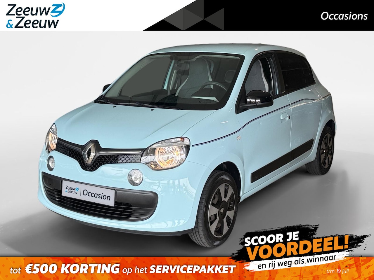 Renault Twingo - 1.0 SCe Limited *Bluetooth*Airco*Parkeersensoren*Hoge instap*Kleine Draaicirkel! - AutoWereld.nl