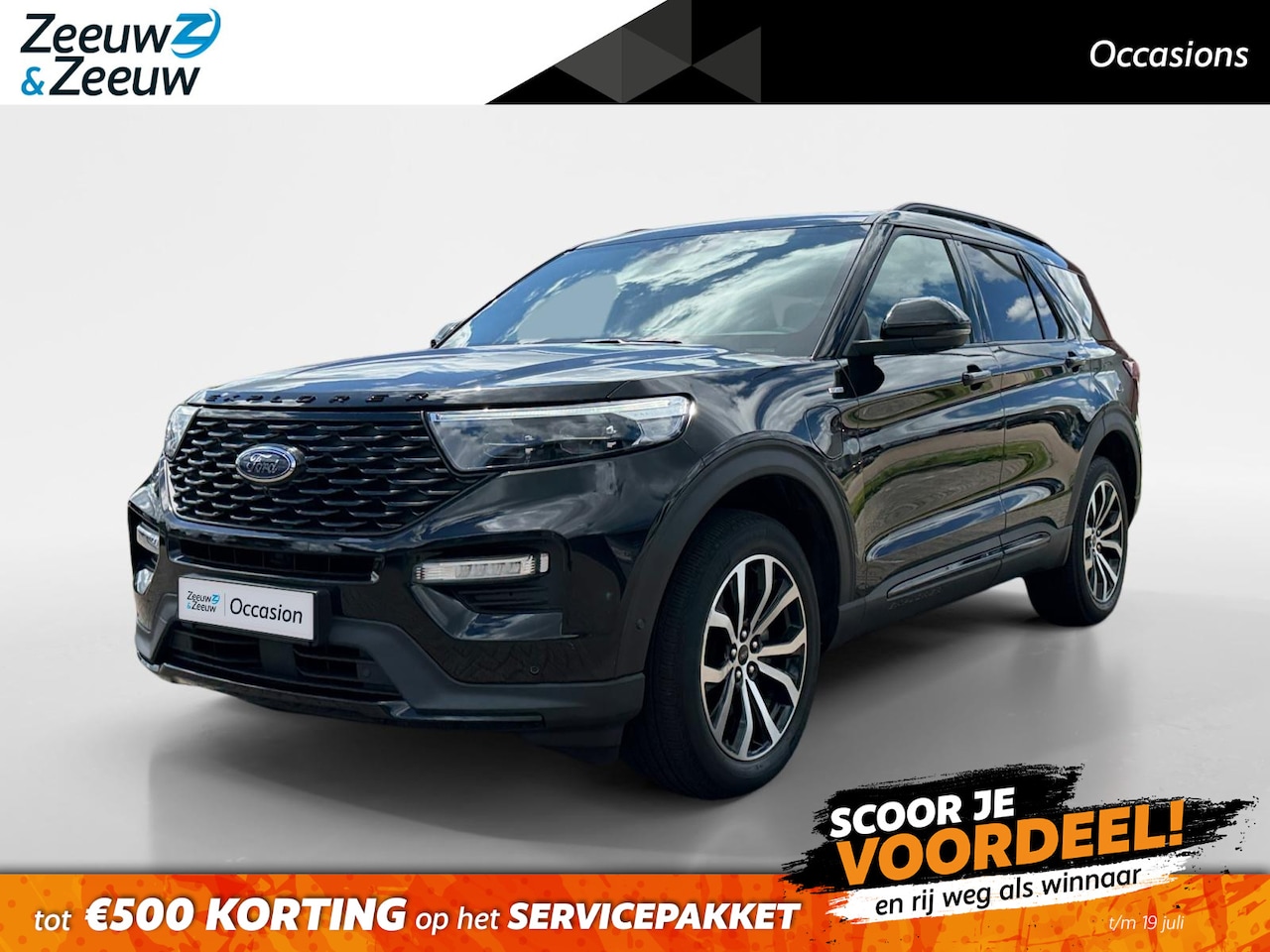 Ford Explorer - 3.0 V6 EcoBoost PHEV ST-Line | 7 persoons | Automaat | Pano dak | Adapt. Cruise control | - AutoWereld.nl