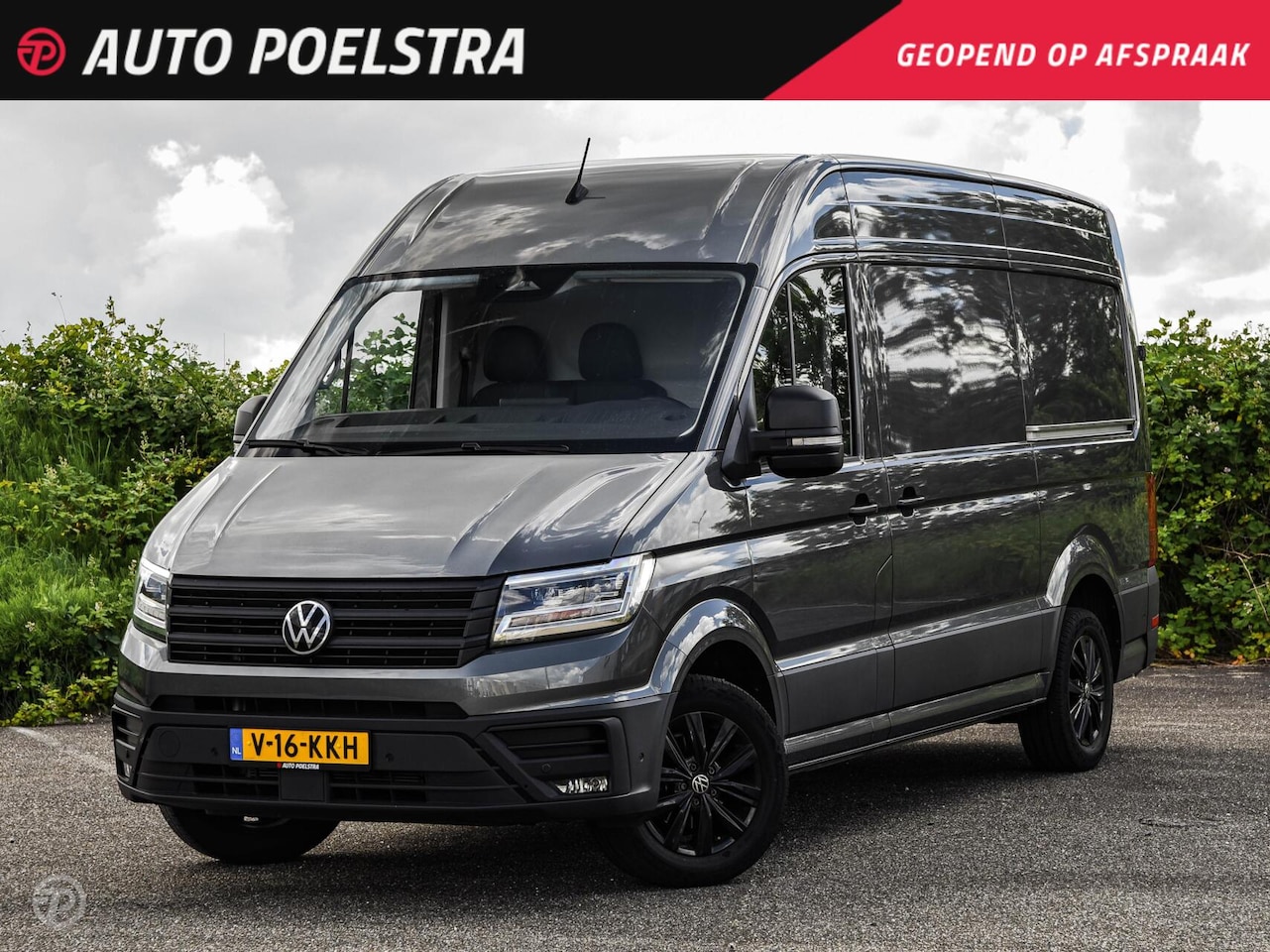 Volkswagen Crafter - Bestel 2.0 TDI 177 PK DSG L3H3 Exclusive Facelift LED ACC 2x Schuifdeur Leder Navigatie Tr - AutoWereld.nl