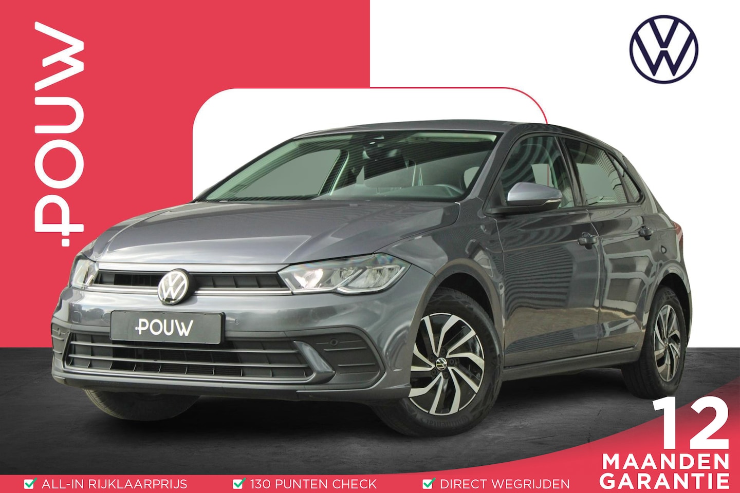 Volkswagen Polo - 1.0 TSI 95pk Life Edition | Apple CarPlay/Android Auto | 15" Velgen | DAB+ - AutoWereld.nl