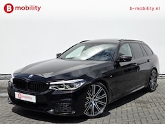 BMW 5-serie Touring - 530i High Executive M-Sport 'Almadinbraun' Head-Up Trekhaak NL Auto | Panoramadak | Achter
