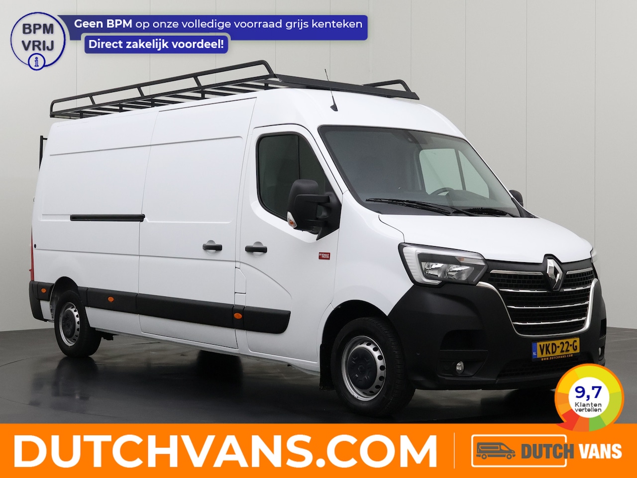 Renault Master - 2.3DCi 150PK L3H2 Imperiaal | Trekhaak | Kastinrichting | Navigatie | Camera | Airco | Cru - AutoWereld.nl