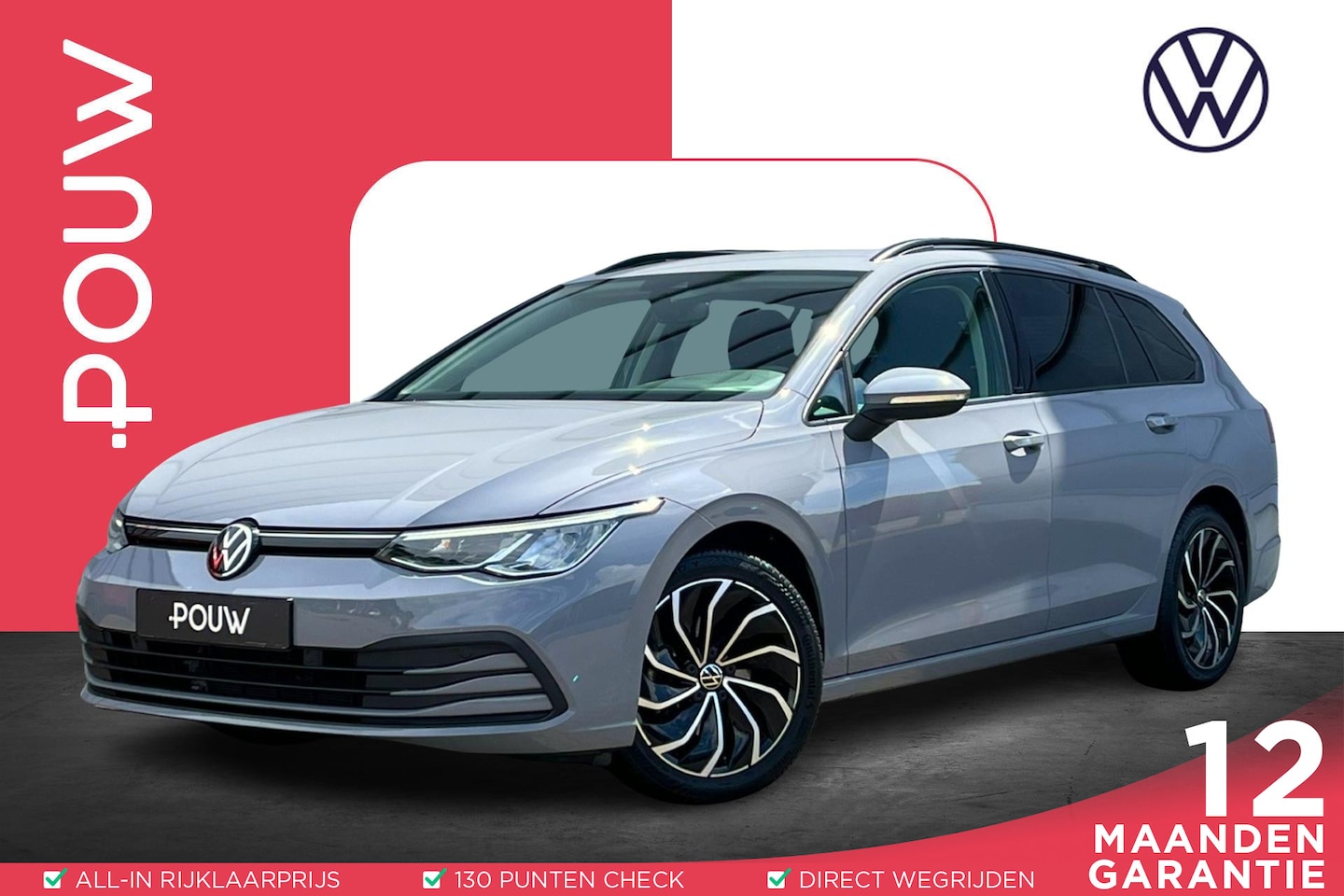 Volkswagen Golf Variant - 1.0 TSI 110pk Life | Navigatie | Adaptive Cruise | App Connect - AutoWereld.nl