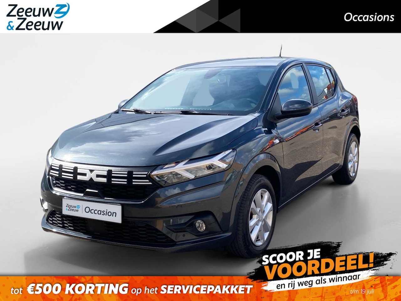 Dacia Sandero - 1.0 TCe 100 ECO-G Expression Andriod/Apple car Play | PDC-Camera | dodehoek sensor | 1 jaa - AutoWereld.nl