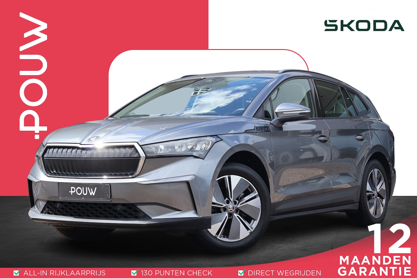 Skoda Enyaq iV - 60 180pk | PDC | Cruise control | Apple Carplay | Navigatie - AutoWereld.nl