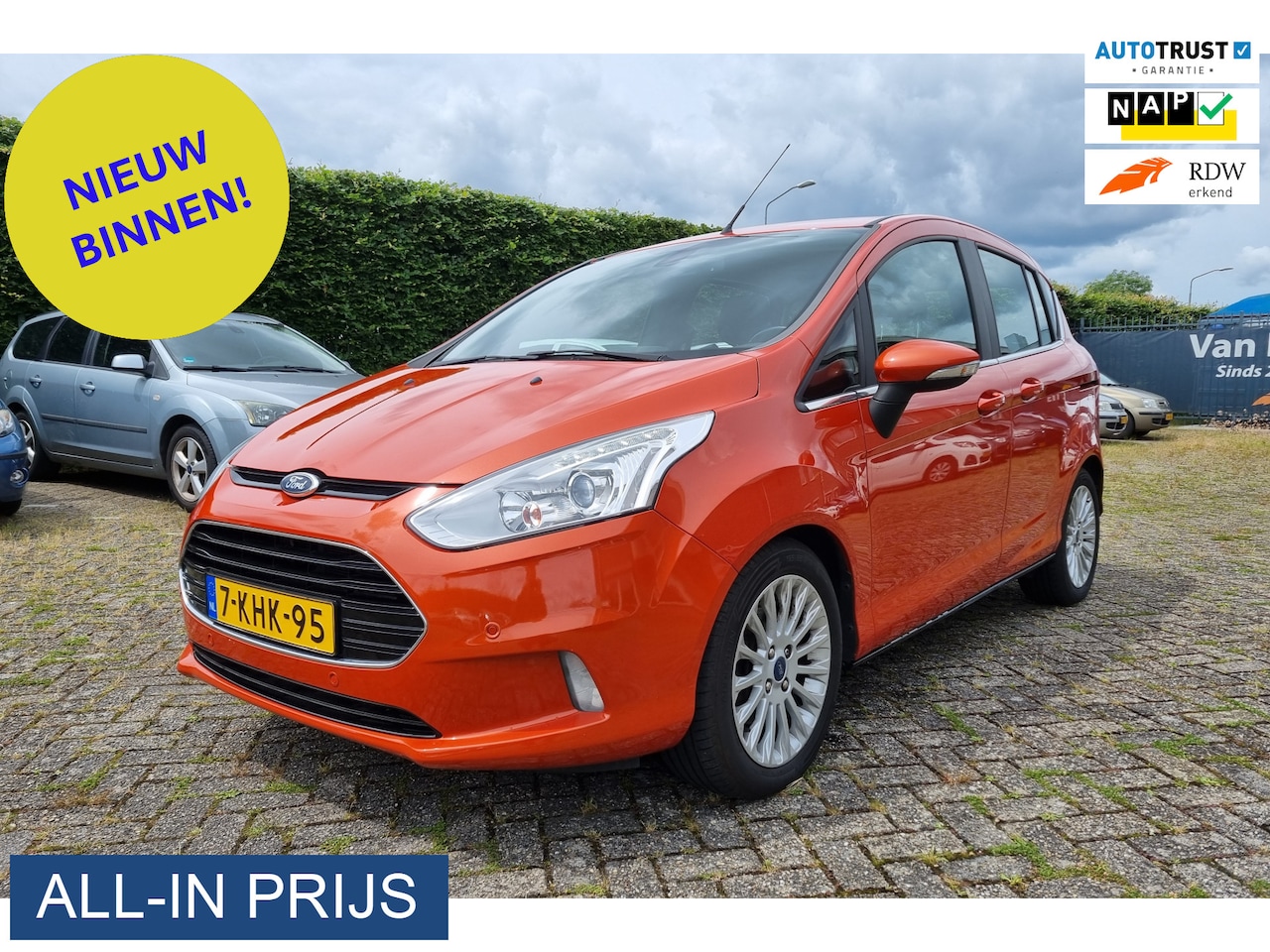 Ford B-Max - 1.0 EcoBoost Titanium ✅LEUKE EN COMPLETE AUTO!! - AutoWereld.nl