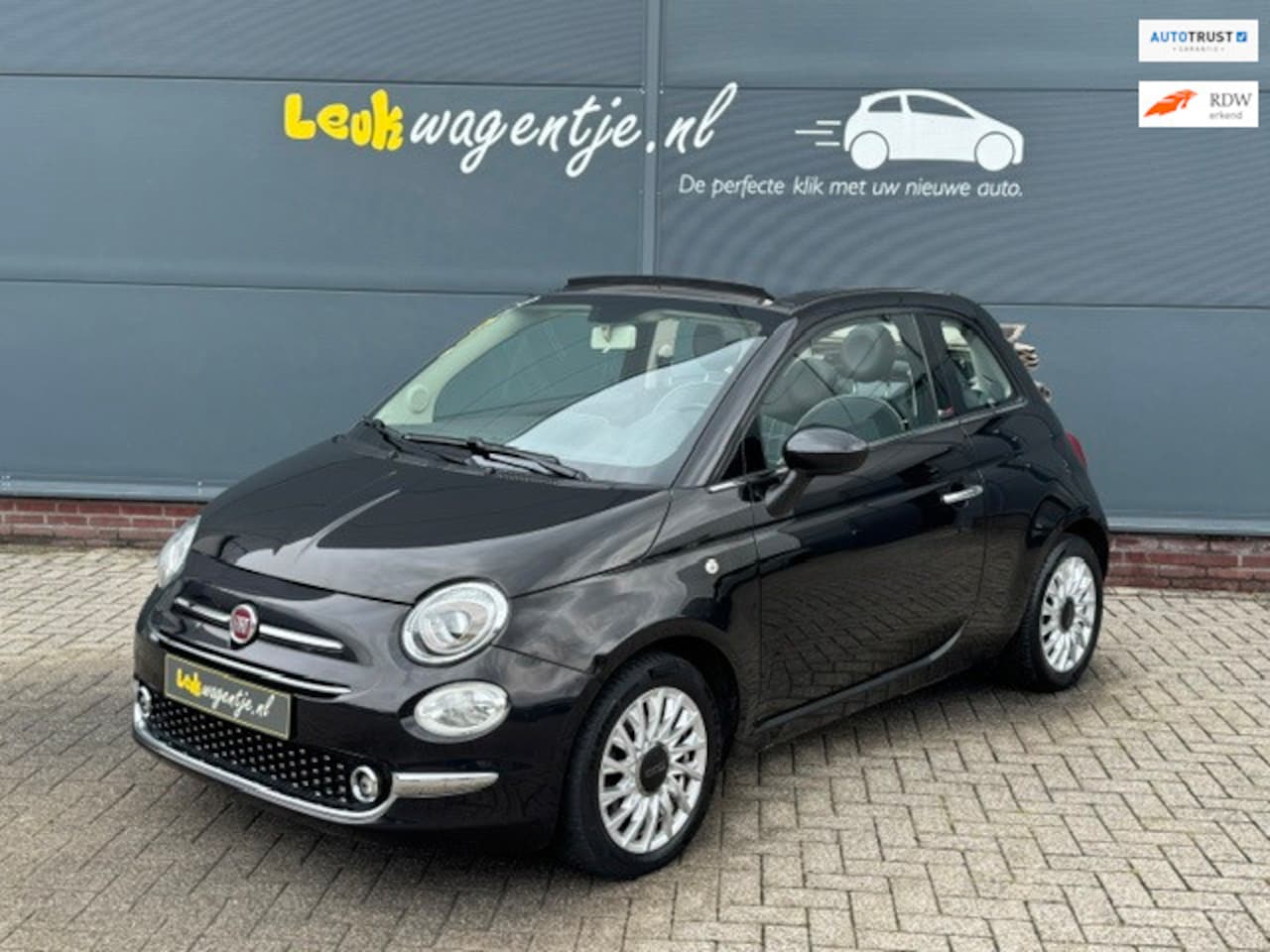 Fiat 500 - FIAT 0.9 twin air cabrio automaat *navi *beige kap - AutoWereld.nl