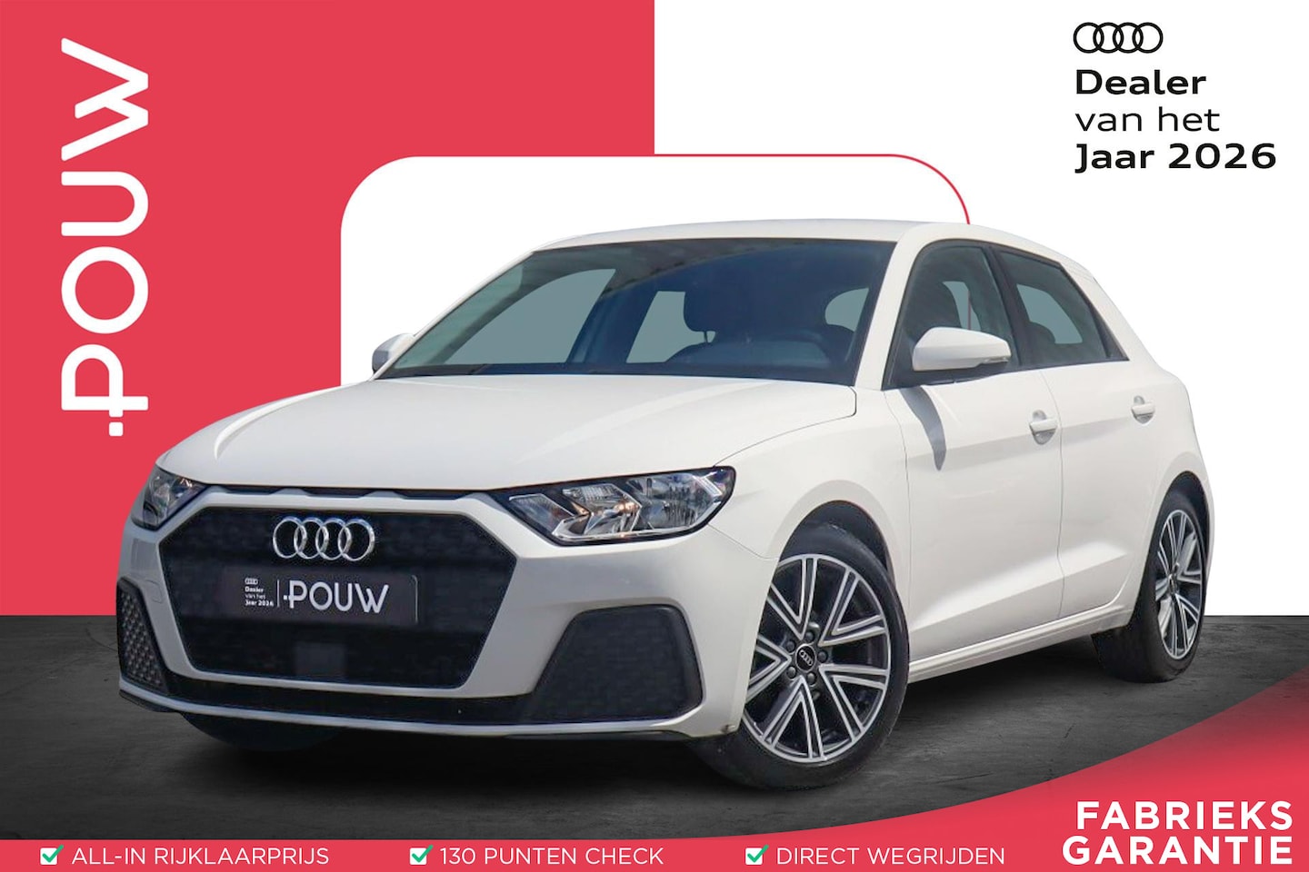 Audi A1 Sportback - 25 TFSI 95pk Pro Line | Apple CarPlay / Android Auto | 17" LM Velgen - AutoWereld.nl