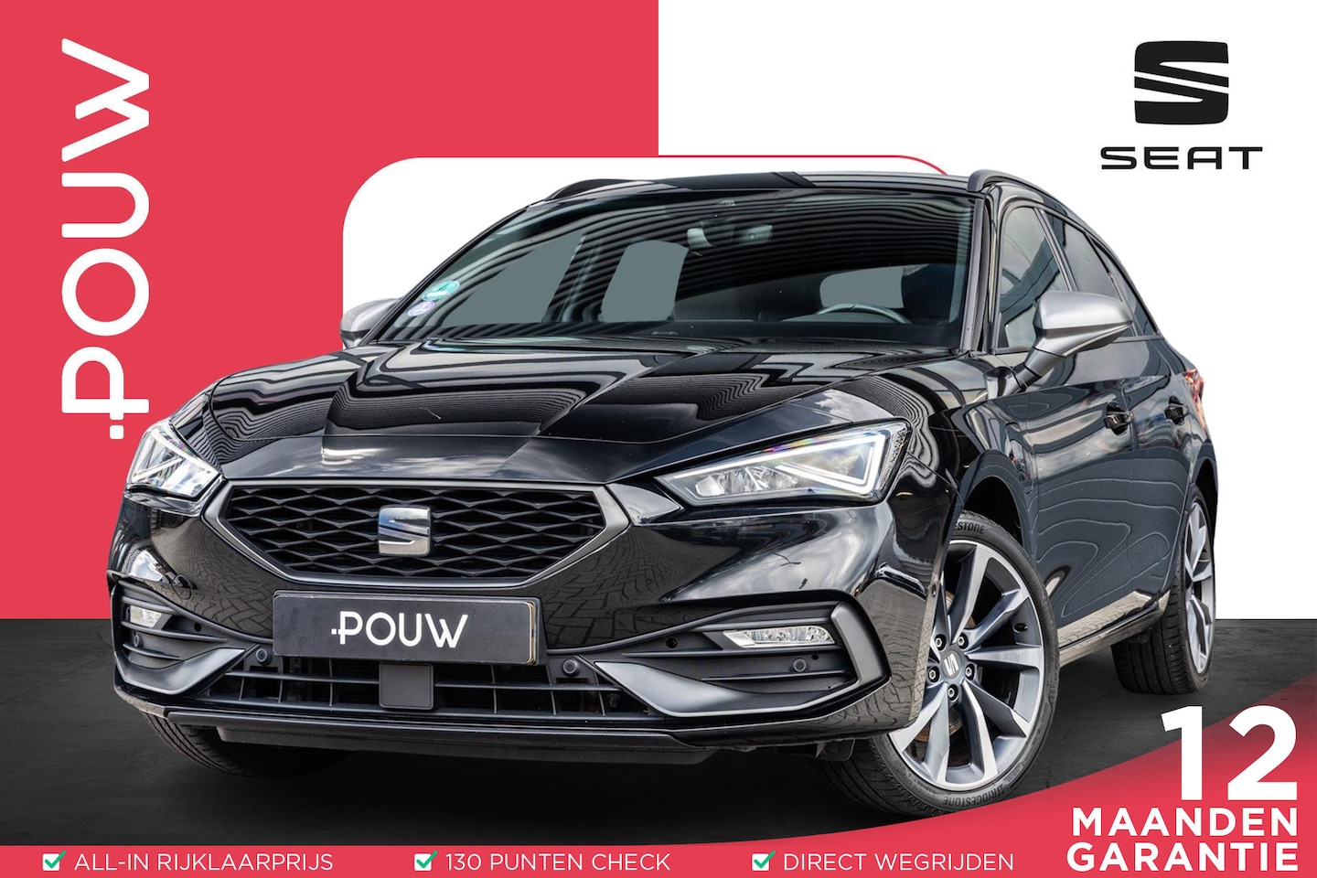 SEAT Leon Sportstourer - 1.4 TSI eHybrid 204pk PHEV FR Business Intense | SoH 92% | Achteruitrijcamera | Volautomat - AutoWereld.nl