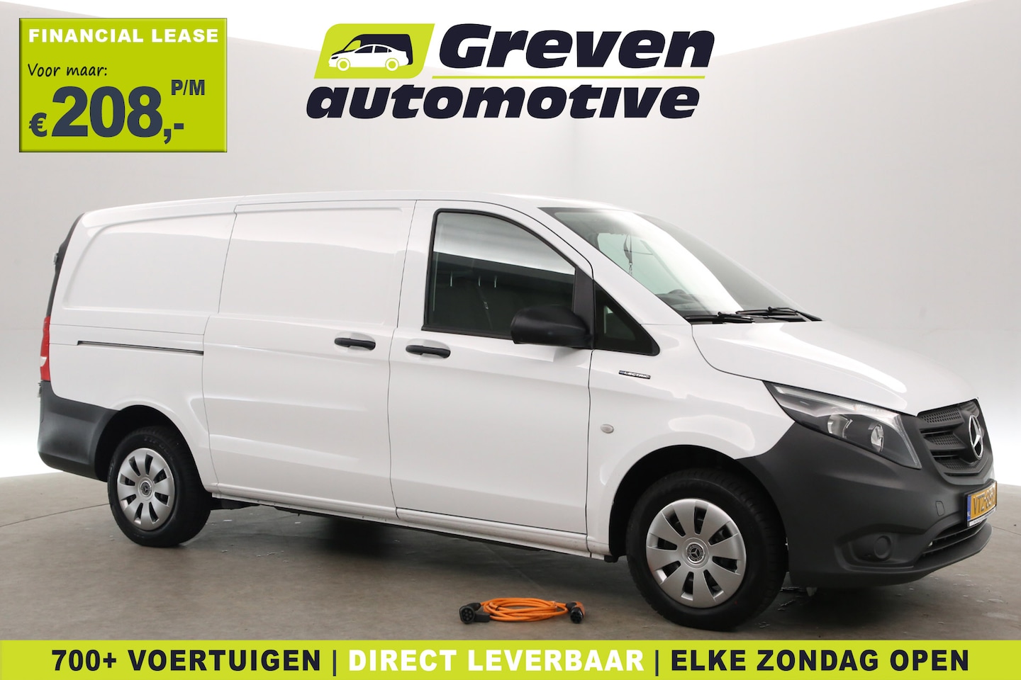 Mercedes-Benz E-klasse - e-Vito 41 kWh Extra Lang | Snelladen | SOH | Airco | 3 Zits | Navi | Elektrpakket - AutoWereld.nl