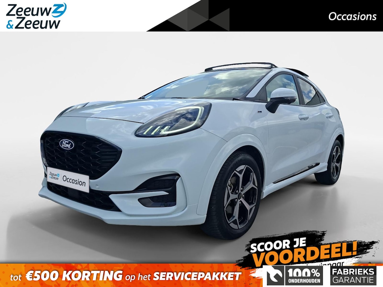Ford Puma - ST-Line | Stoel- stuur en voorruitverwarming | Kantel / schuifdak | Adaptieve led koplampe - AutoWereld.nl