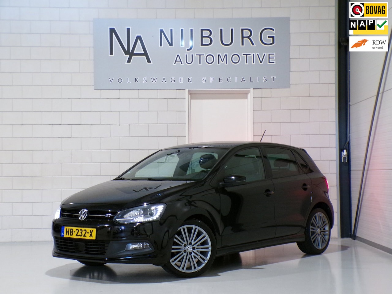 Volkswagen Polo - 1.4 TSI BlueGT "Origineel NL!" Automaat! Apple-carplay Stoelverwarming Xenon-LED Camera Ad - AutoWereld.nl