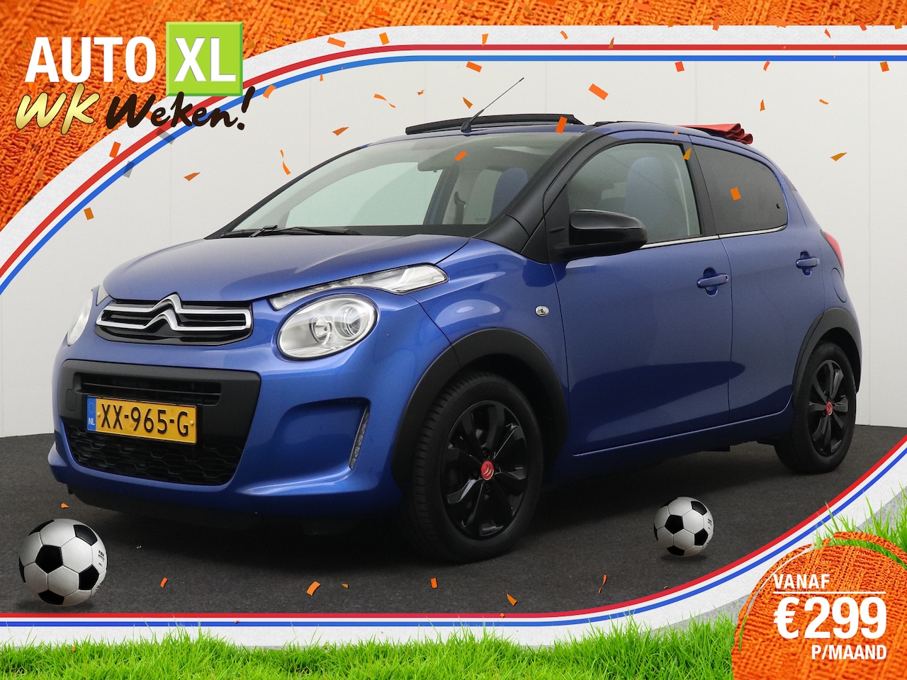Citroën C1 - 1.0 VTi Cabrio Airscape Urban Ride Camera Carplay LED 15'LMV - AutoWereld.nl
