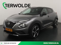 Nissan Juke - 1.6 Hybrid N-Design | Stoel-, Stuur- & Voorruitverw. | Parkeercamera | Navigatie |