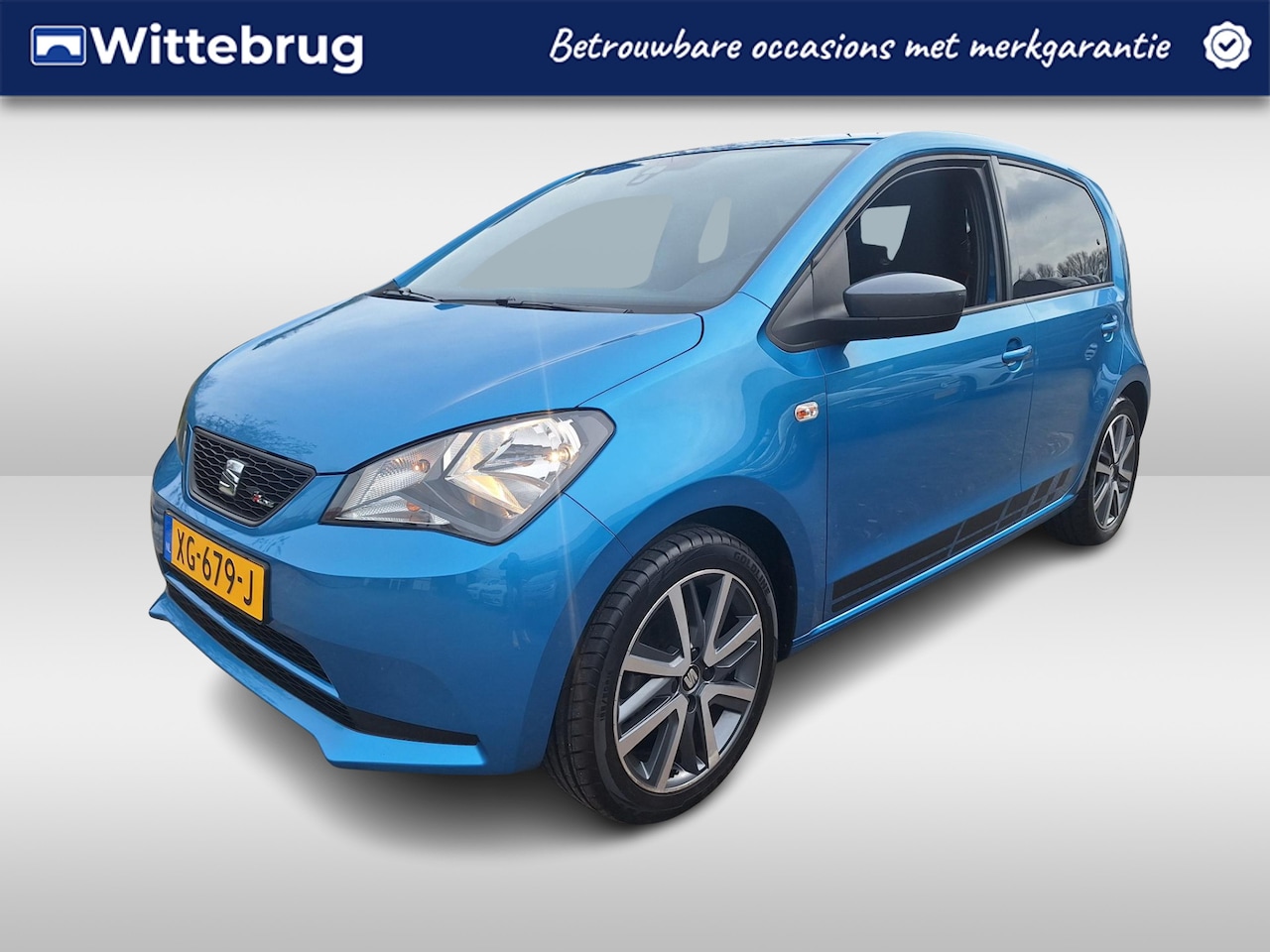 SEAT Mii - 1.0 FR-Line 16"LM Velgen / Airco / Navigatie by App / Extra getint glas HAL - AutoWereld.nl