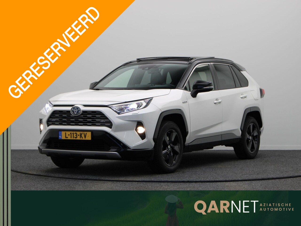 Toyota RAV4 - 2.5 Hybrid Bi-Tone | Panoramadak | Stuur, Stoel, en Voorruitverwarming | Trekhaak | - AutoWereld.nl