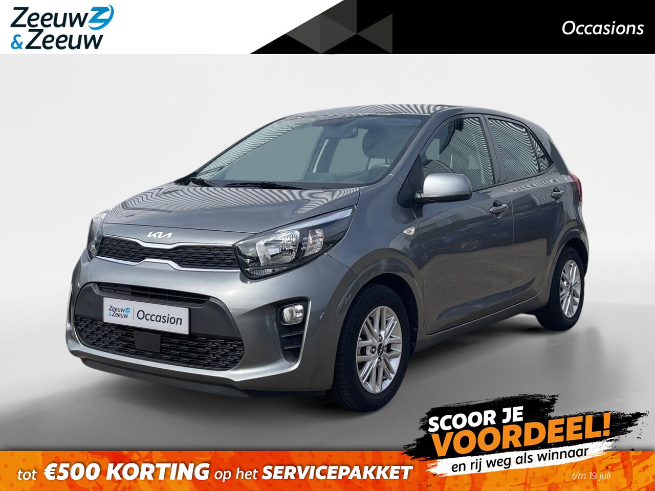 Kia Picanto - 1.0 DPi DynamicLine | Parkeer camera | Cruise control | LM-Velgen | Apple Carplay/Android - AutoWereld.nl