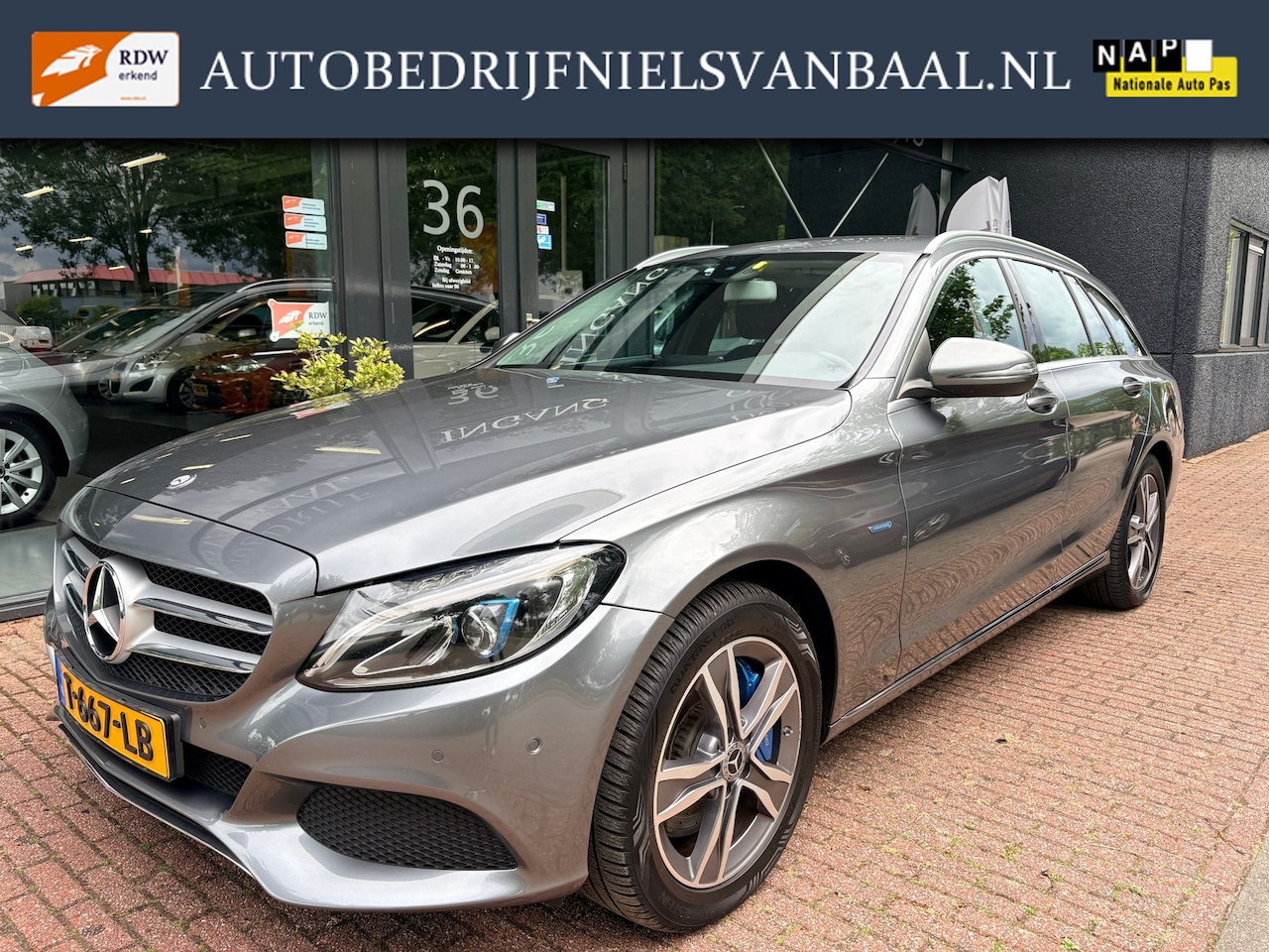 Mercedes-Benz C-klasse Estate - 350e Lease Edition Luchtvering/Navi/Leder/Cruise - AutoWereld.nl