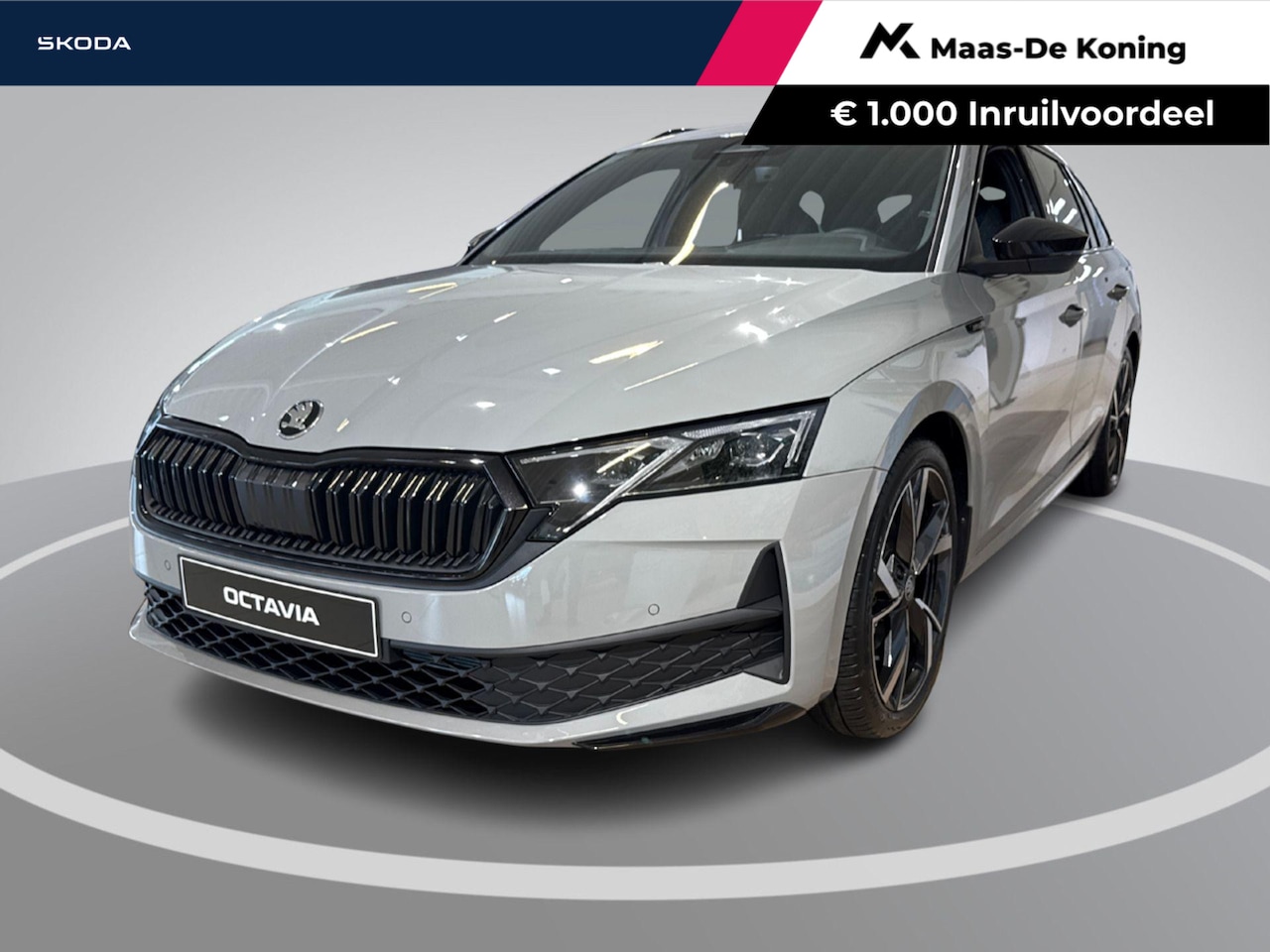 Skoda Octavia Combi - Sportline Business 1.5 TSI m-HEV 110 kW / 150 PK | Trekhaak wegklapbaar | 19'' draconis ve - AutoWereld.nl