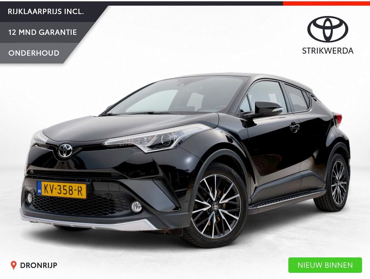 Toyota C-HR - 1.2 Executive | Trekhaak 1300KG | Treeplanken | Stoelverw. | Leer | PDC V+A | Adapt. Cruis - AutoWereld.nl