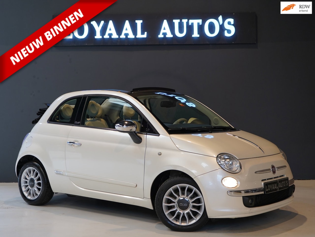 Fiat 500 C - 0.9 TwinAir Lounge | AUTOMAAT | AIRCO | ELEK.RAMEN | NAP | APK|| XENON | - AutoWereld.nl