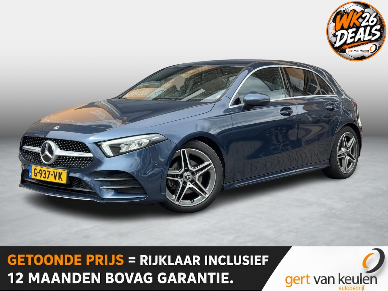 Mercedes-Benz A-klasse - 180 AMG 7G-DCT AUTOMAAT SPORTSTOELEN/LED/CAMERA/TREKHAAK/NL-AUTO/60.000 KM! - AutoWereld.nl