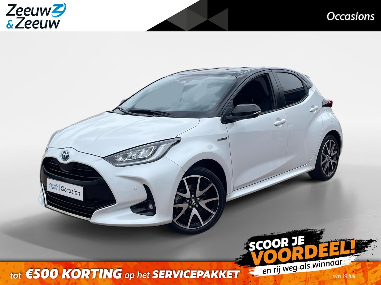 Toyota Yaris - 1.5 Hybrid Dynamic *Automaat*Navi+Camera*Winter Pack*Climate Control*LM. Velgen*Adapt. Cru - AutoWereld.nl