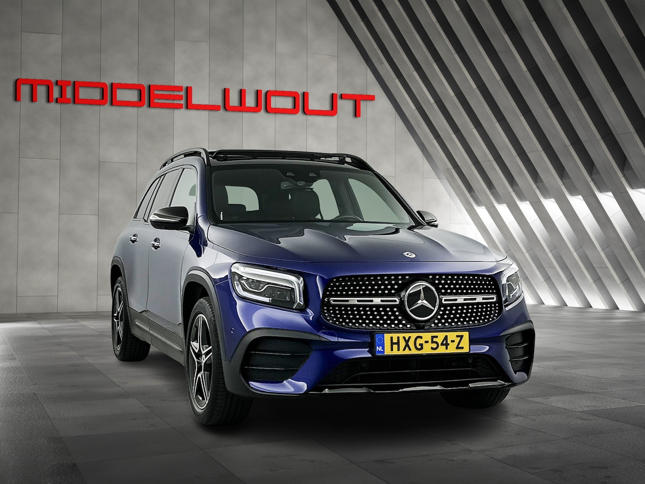 Mercedes-Benz GLB - 180 AMG Line 7p. Pano | 360cam | Head-up | Night pakket - AutoWereld.nl