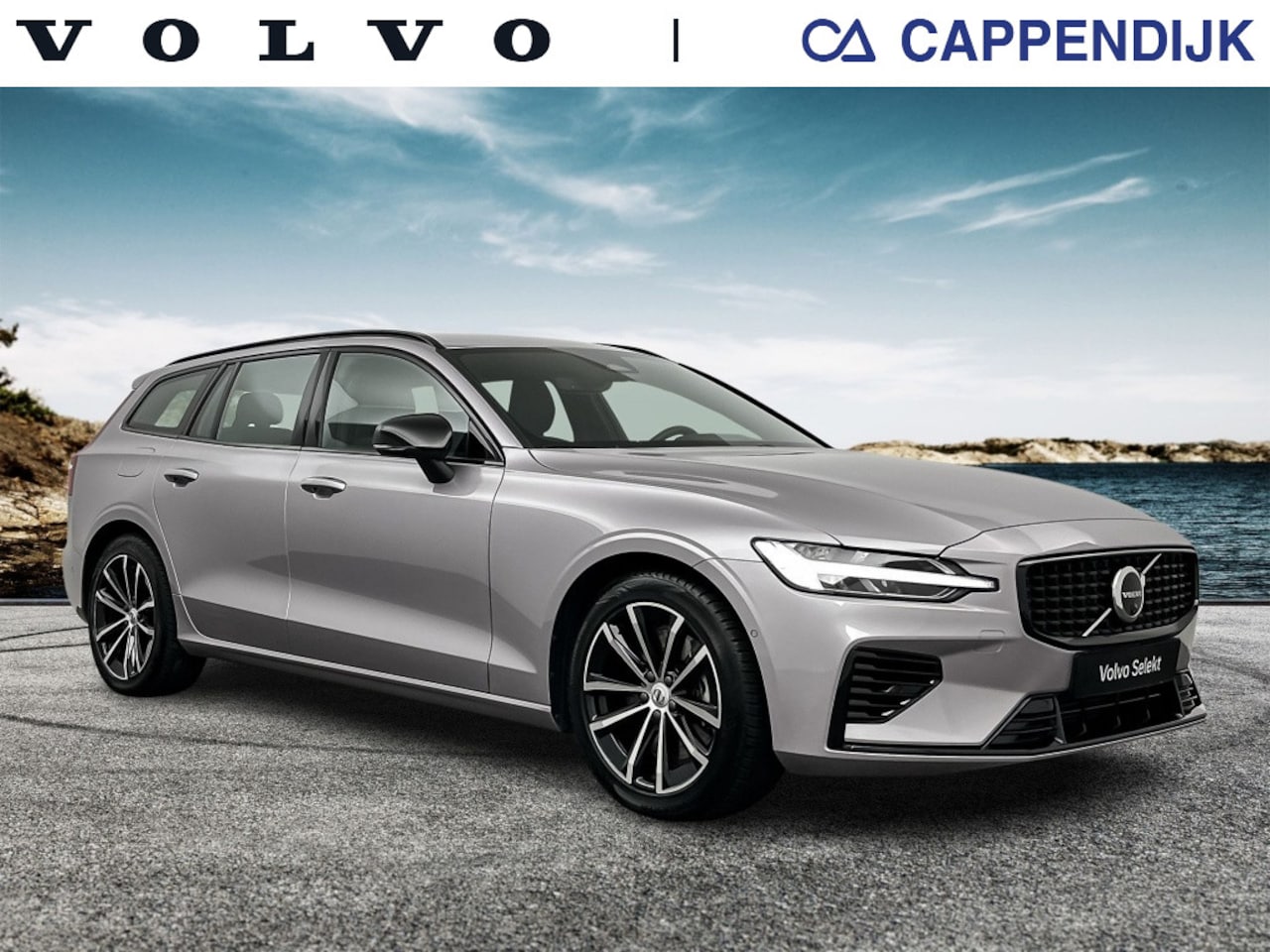Volvo V60 - T6 398PK Recharge Plus Dark| Adap.Cruise| 360Camera| Trehkaak - AutoWereld.nl