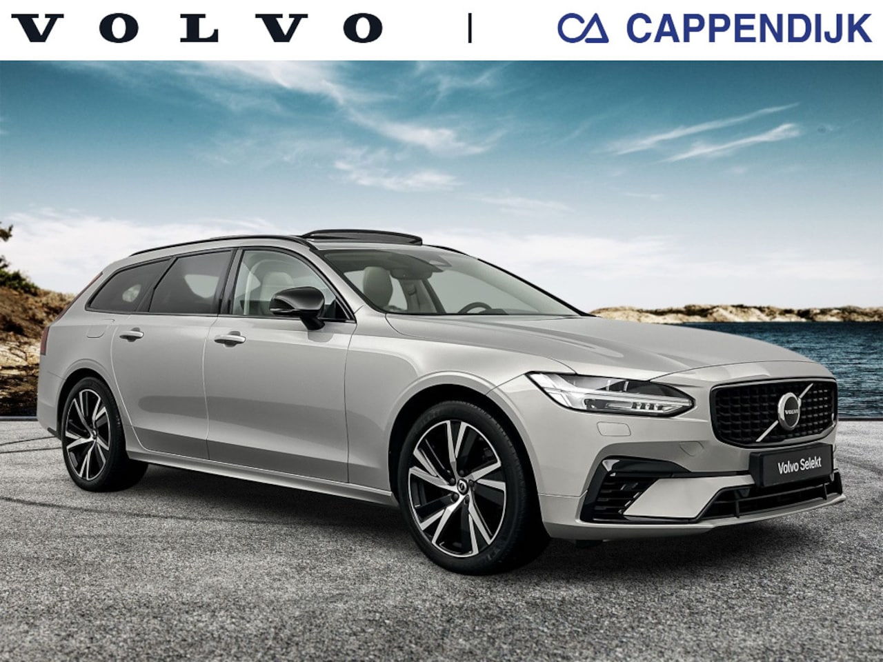 Volvo V90 - T6 398PK Recharge Plus Dark| Pano| Adap.Cruise| Camera| H&K Soun - AutoWereld.nl