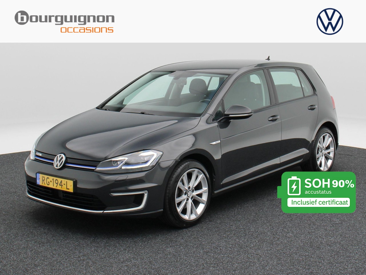 Volkswagen e-Golf - 136 Pk Automaat | Full LED | Stoelverwarming | Adaptive Cruise | Climatronic | Warmte Pom - AutoWereld.nl