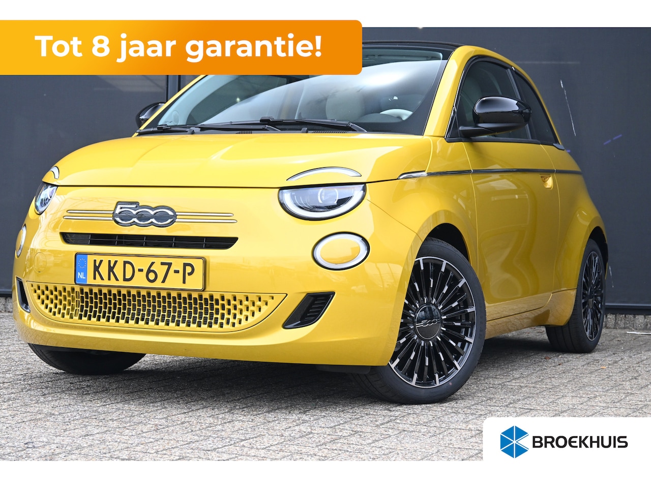 Fiat 500 - 1.0 Hybrid La Prima Demo-Deal! | Navigatie | JBL | Panoramadak | Stoelverwarming | Leder | - AutoWereld.nl