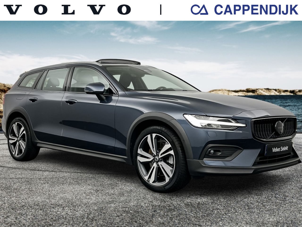 Volvo V60 Cross Country - B5 264PK AWD Pro| Pano| Adap.Cruise| 360Camera| HUD| Leder - AutoWereld.nl