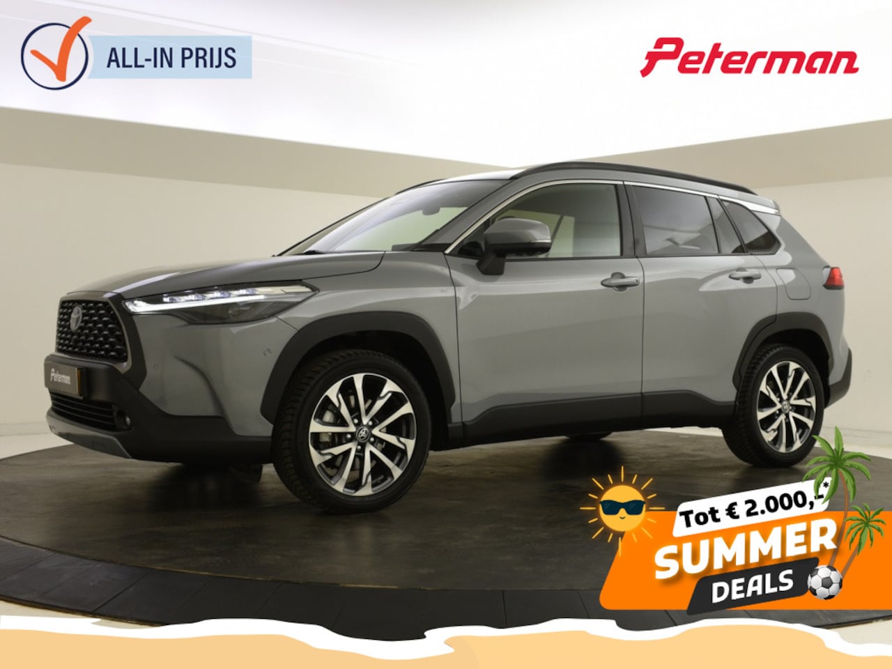 Toyota Corolla Cross - 2.0 HP Hybrid Launch Edition | JBL | Stoelverw. | Elekr. a. klep - AutoWereld.nl