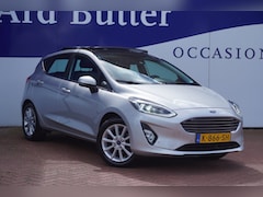 Ford Fiesta - 1.0 EcoBoost Titanium X+Led+B-O-Sound/stoel-verw+Leder+pano-dak+Navigatie+parkeer hulp = S