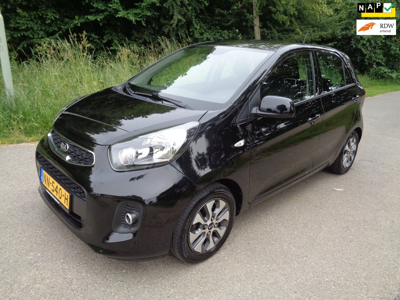 Kia Picanto - 1.0 CVVT EconomyPlusLine Luxe uitvoering! NAP! - AutoWereld.nl
