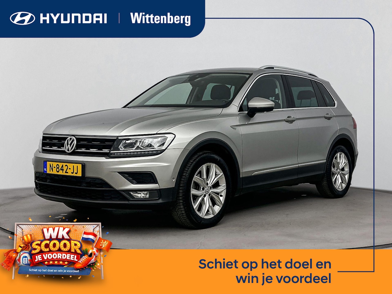 Volkswagen Tiguan - 1.4 TSI ACT Comfortline Business R | Achteruitrij camera | Navigatie | Cruise control | Ap - AutoWereld.nl