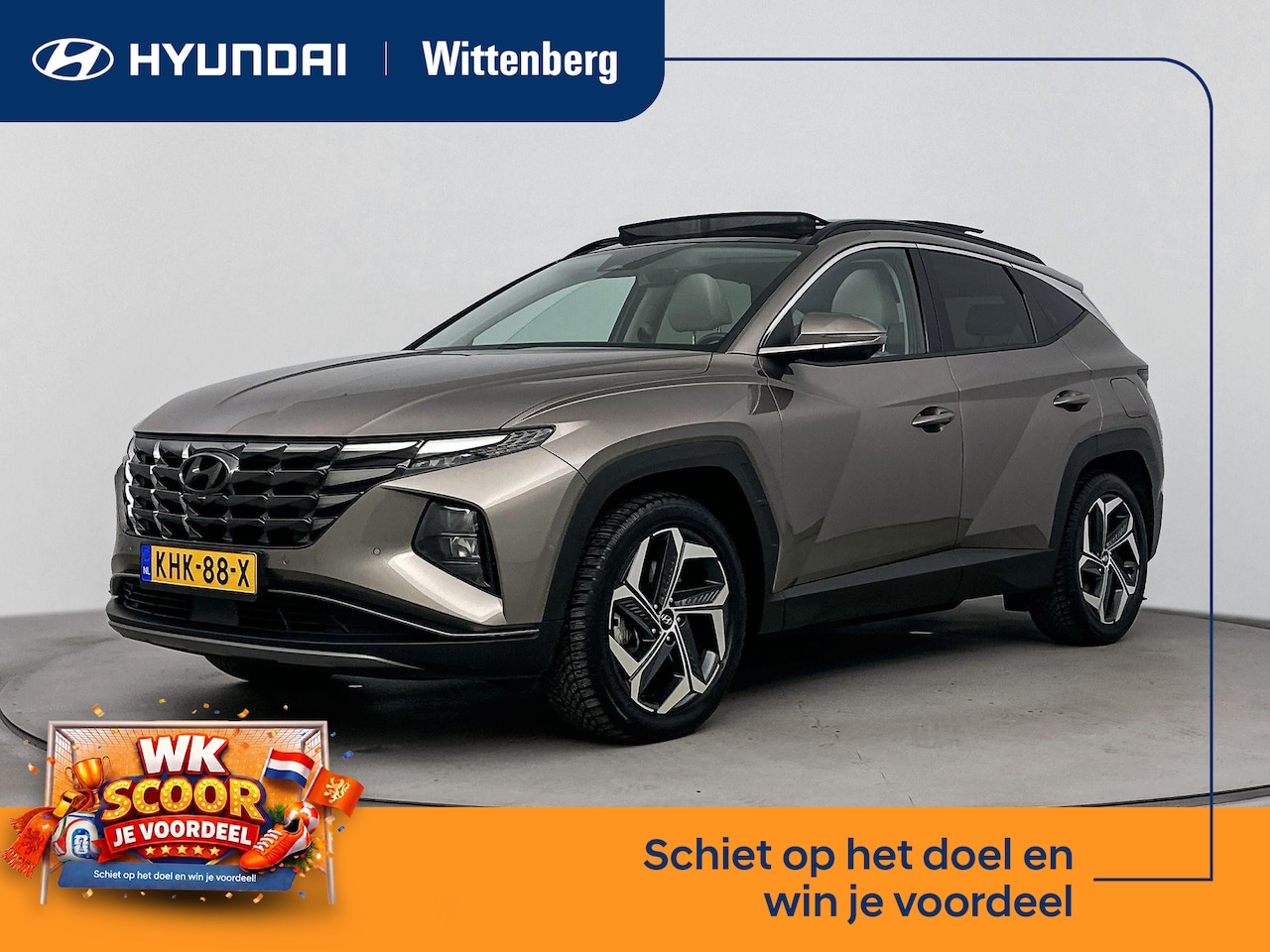 Hyundai Tucson - 1.6 T-GDI PHEV Premium Sky 4WD | Schuif kanteldak | Trekhaak 1350kg | Dodehoek detectie | - AutoWereld.nl
