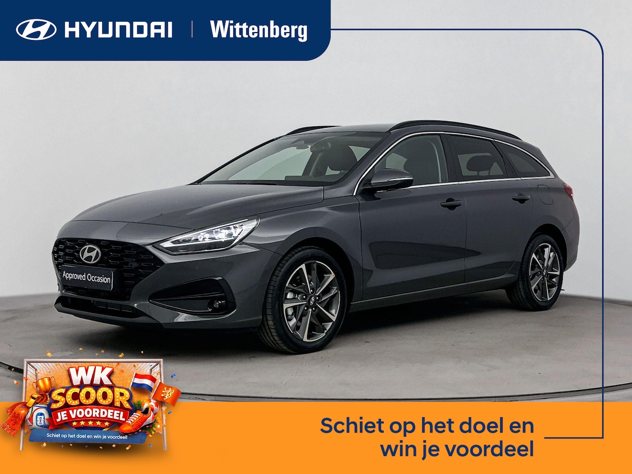 Hyundai i30 Wagon - 1.6 T-GDi PREMIUM AUTOMAAT | NAVI | LEDER | STOEL & STUURVERWARMING | CRUISE ADAPT. | CLIM - AutoWereld.nl