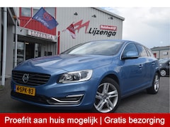Volvo V60 - 2.4 D6 AWD Plug-In Hybrid Summum Navi | Leer | Clima | Cruise | PDC | Xenon | Stoelverwarm