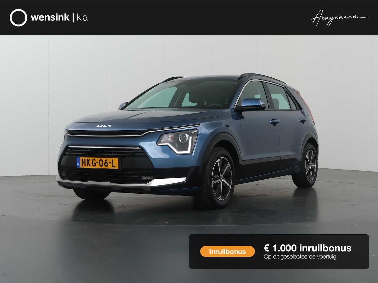 Kia Niro - 1.6 GDi Hybrid DynamicLine | Navigatie | DAB | Camera | Apple CarPlay/Android Auto | Stuur - AutoWereld.nl
