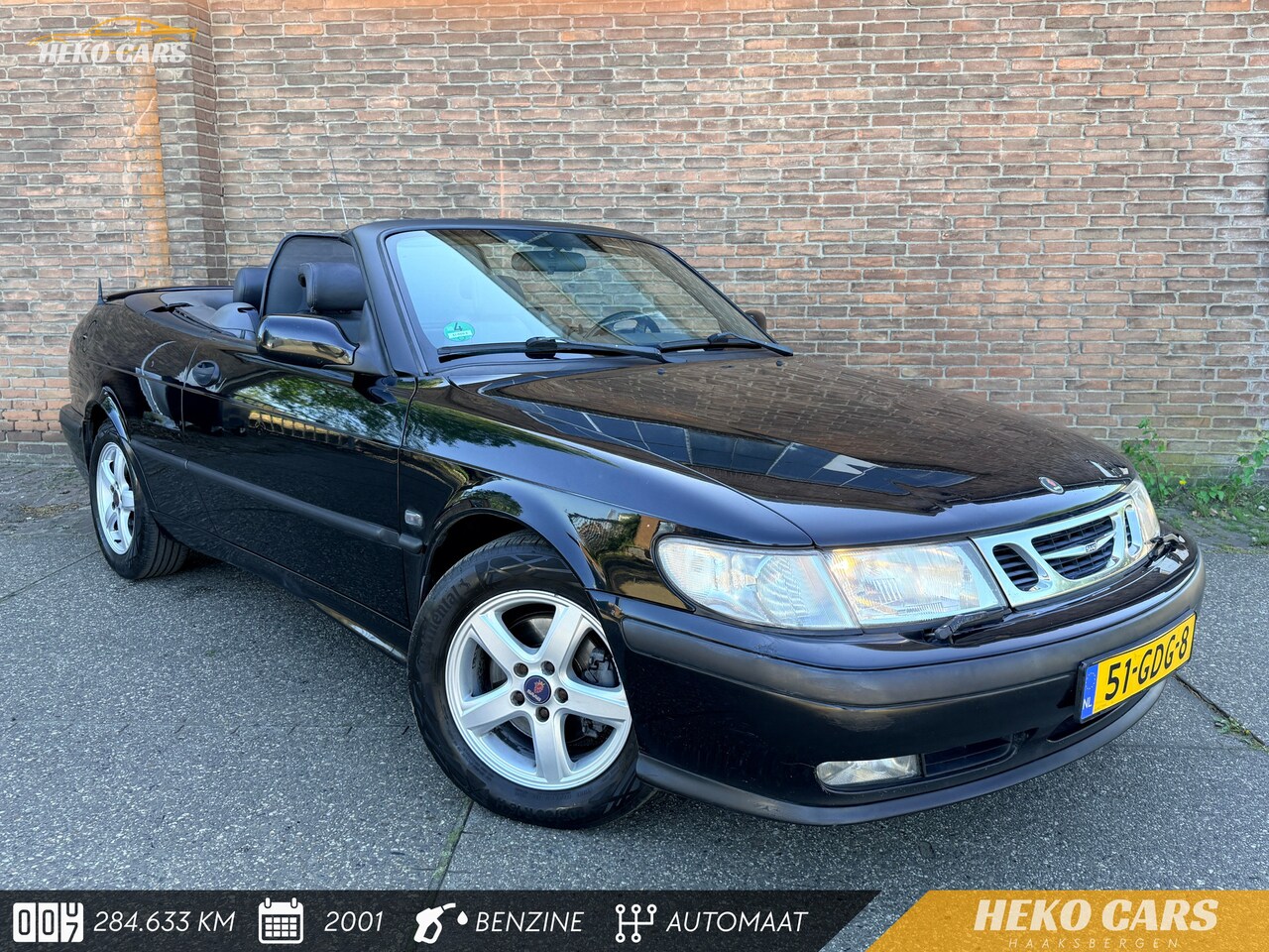 Saab 9-3 Cabrio - 93 2.0t SE·Cabrio·Aut·Climate·Cruise·Stoelverw.·Trekhaak - AutoWereld.nl
